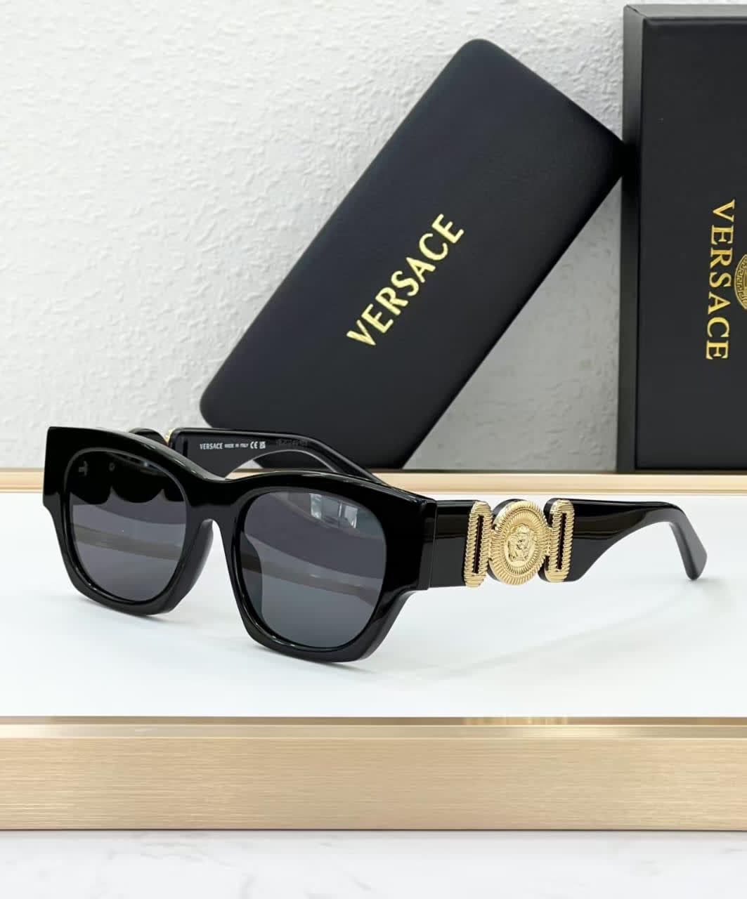 Versace Black/Golden Luxury Sunglasses-0