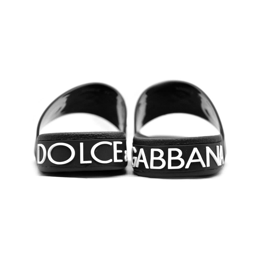 Dolce & Gabbana logo Black Premium Flip-flops-3