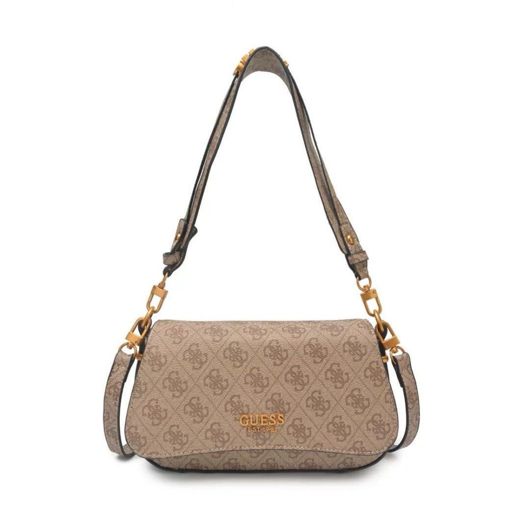 Guess Noelle Brown Shoulder Bag-0