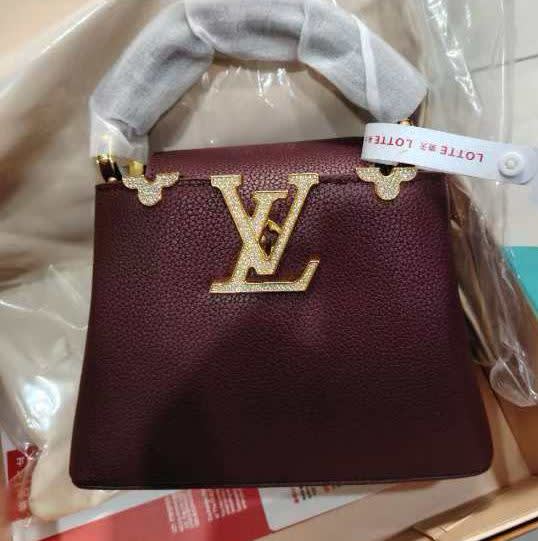 Louis Vuitton Capucines Wine Shoulder Bag-1