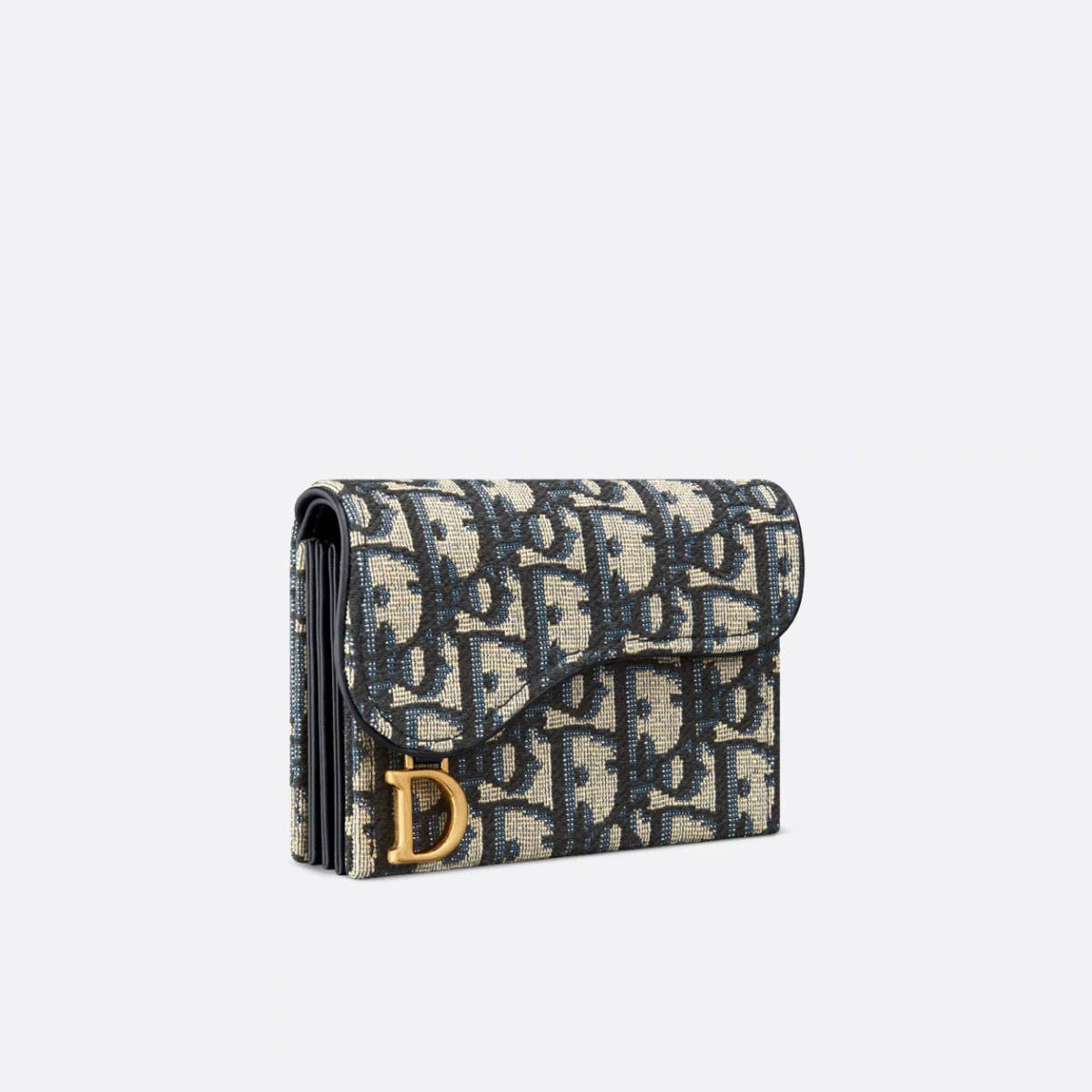 Christian Dior Saddle Jasmine Gusset Card Holder-2