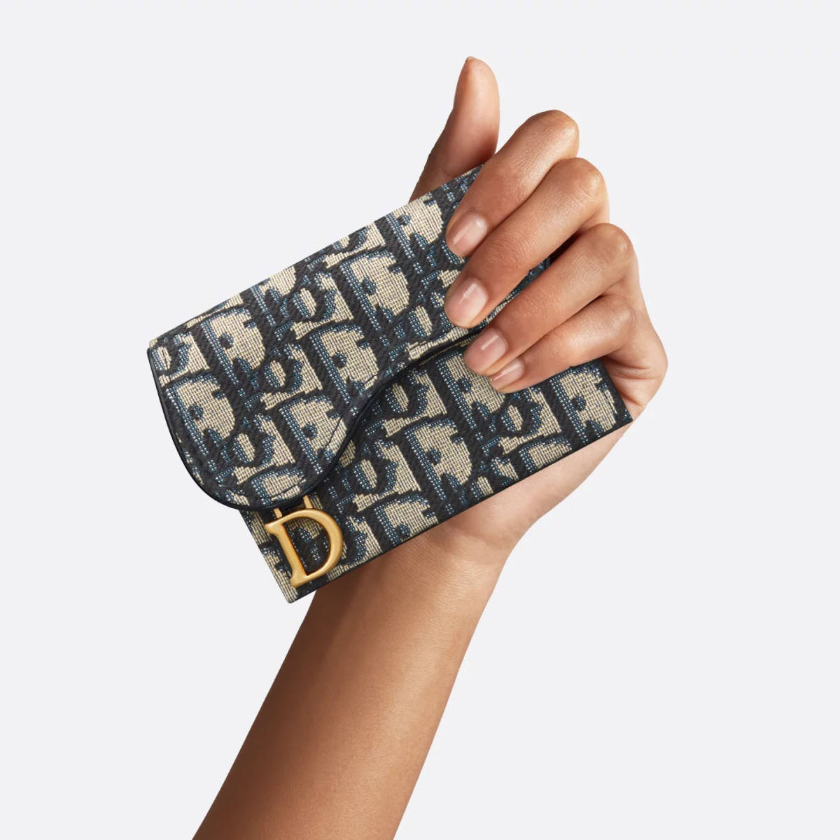 Christian Dior Saddle Jasmine Gusset Card Holder-5