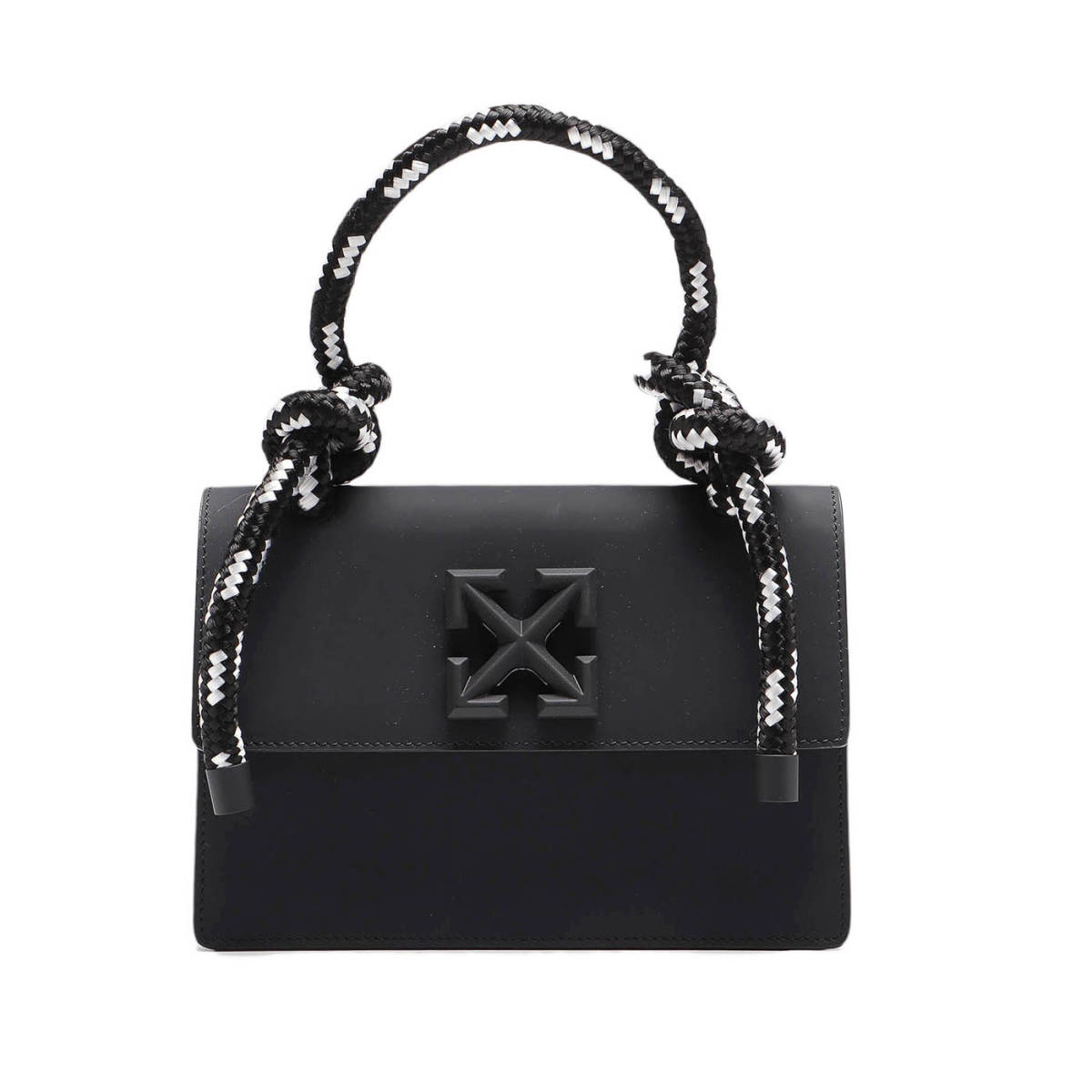 OFF-WHITE "CASH INSIDE" 2.8 Jitney Black Bag-0