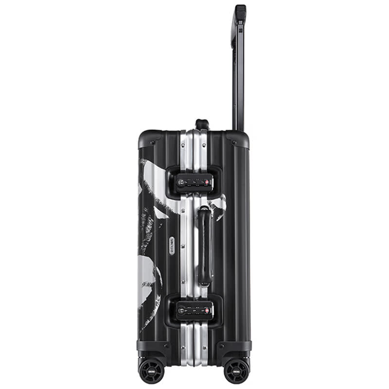 Rimowa Black Yue Minjun Limited Edition Premium Cabin Trolley Bag-1