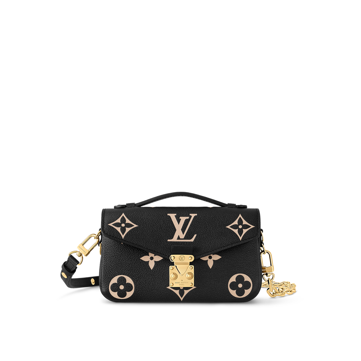 Louis Vuitton East West Metis Pochette Black Handbag-0
