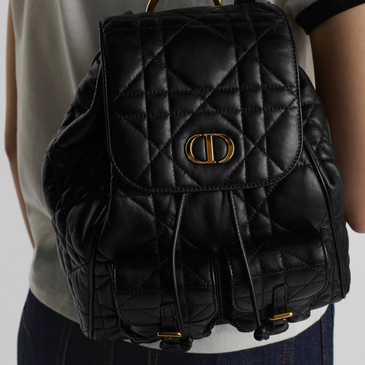 Christian Dior Black Premium Saddle Bag-3