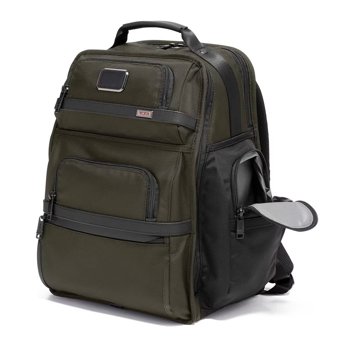 Tumi Alpha 3 Brief Pack Olive Backpack-1