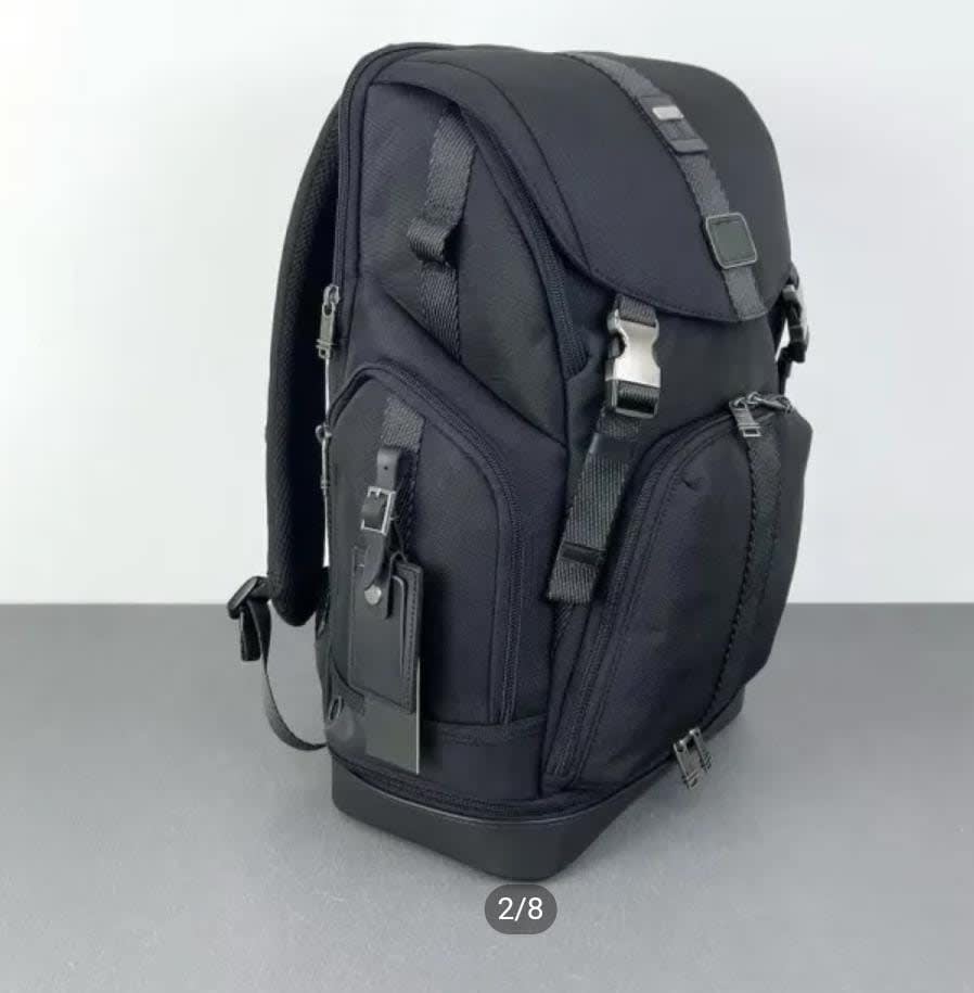 Tumi Alpha Bravo Black Backpack-1