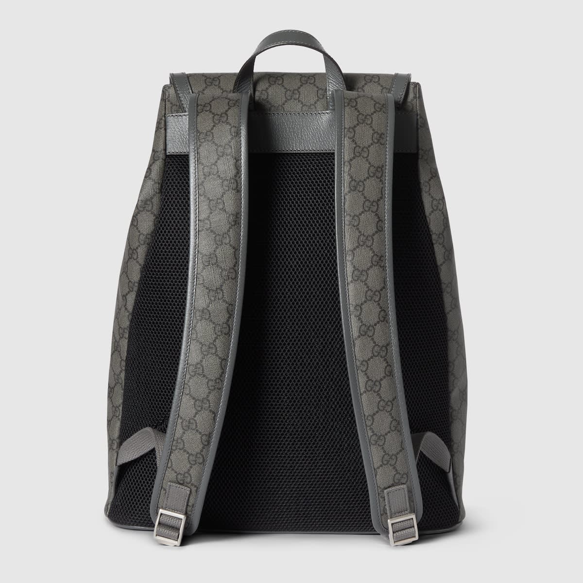 Gucci Grey & Black Ophidia large backpack-2