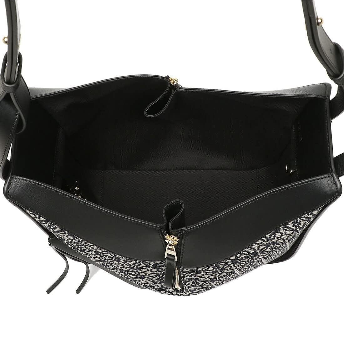 Loewe Black Leather Tote Bag-4