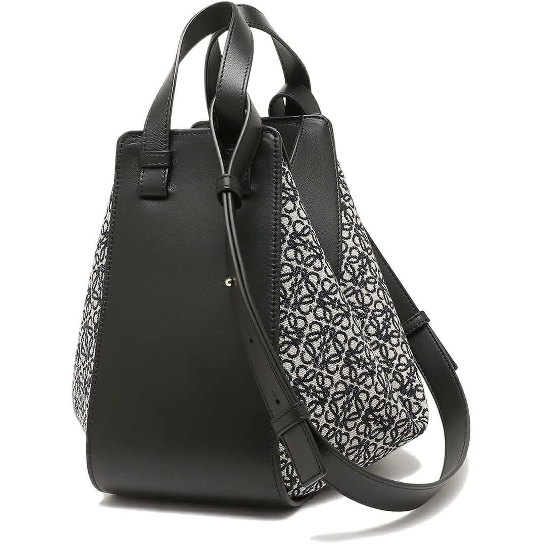 Loewe Black Leather Tote Bag-2