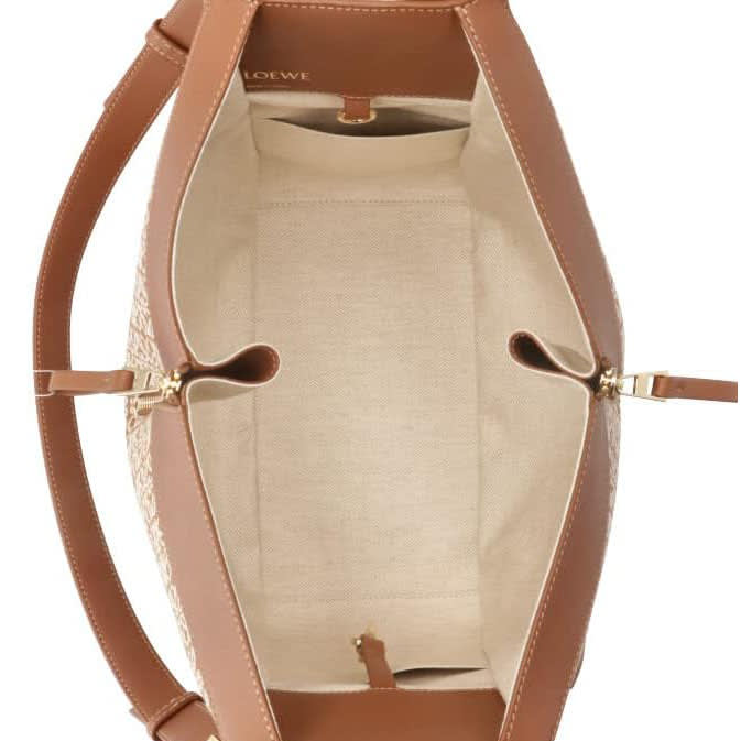 Loewe Brown Leather Tote Bag-4