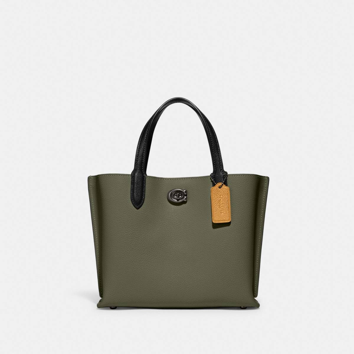 Coach Green Willow Tote 24 Bag-0