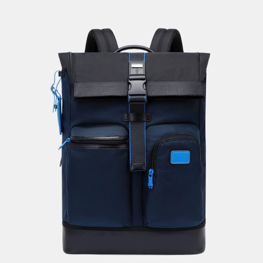 Tumi Expandable Organizer Laptop Blue Bag-0