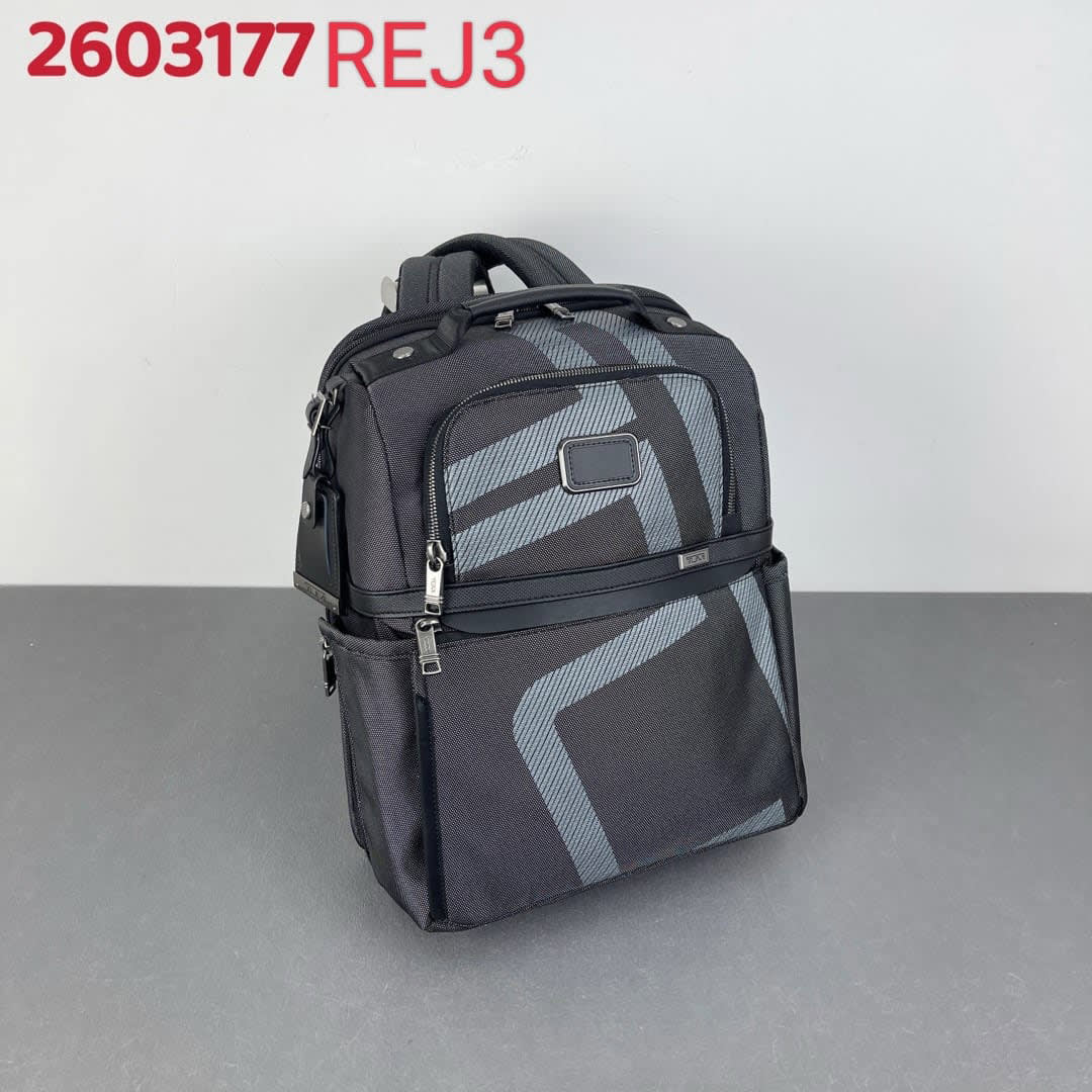 Tumi Expandable Organizer Laptop Black Bag-0