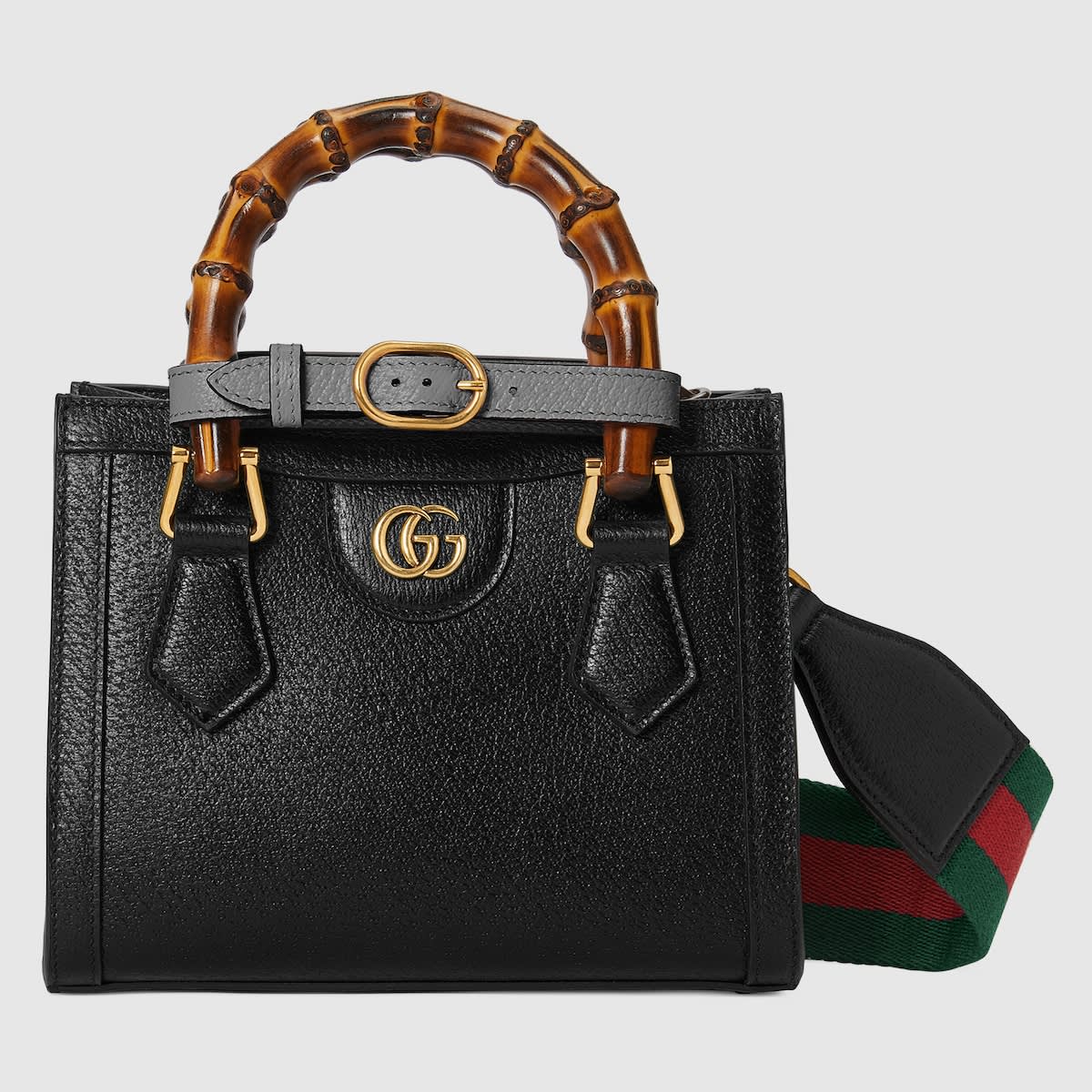 Gucci Diana Bamboo Small Black Leather Bag-8