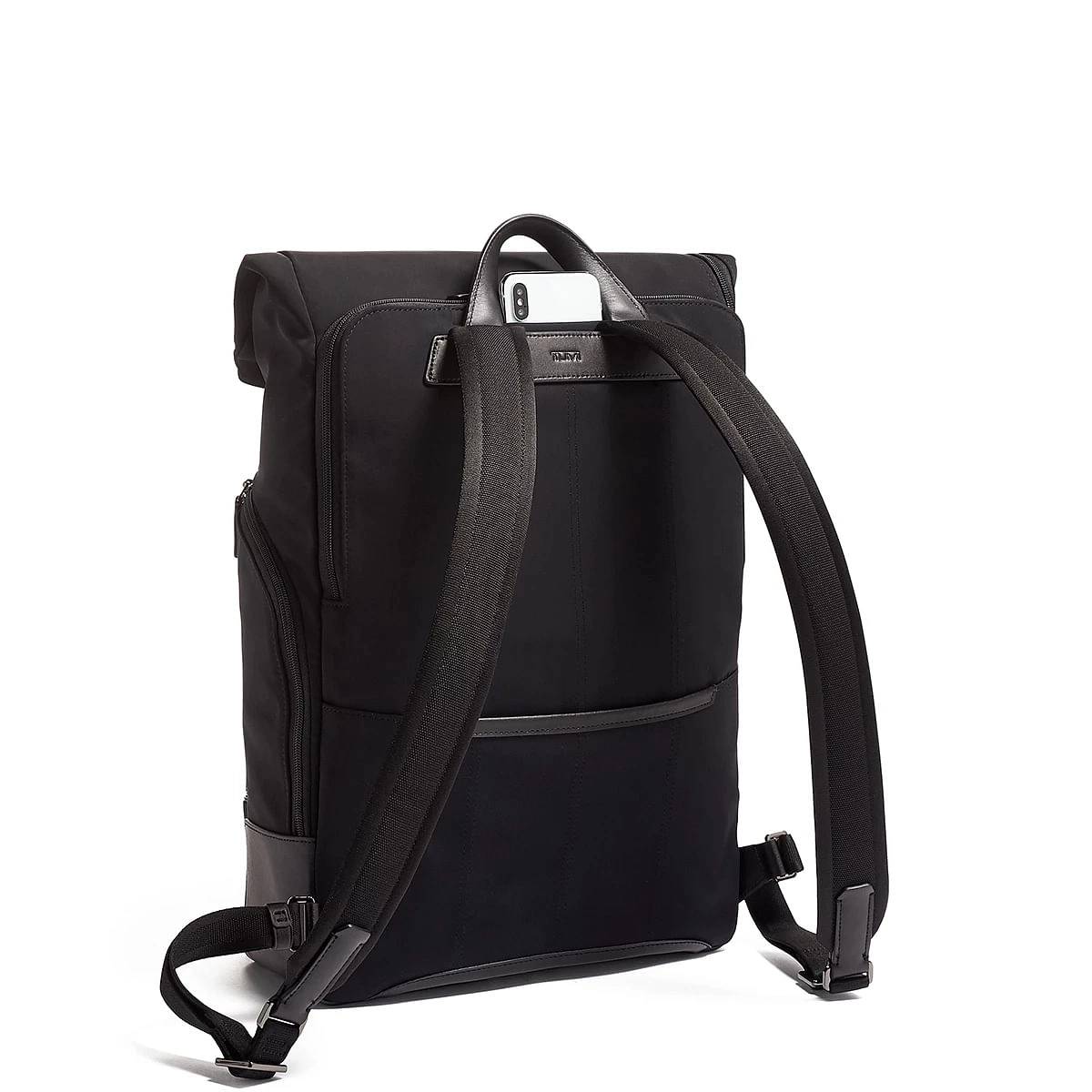 Tumi Osborn Roll Top Backpack Black-1