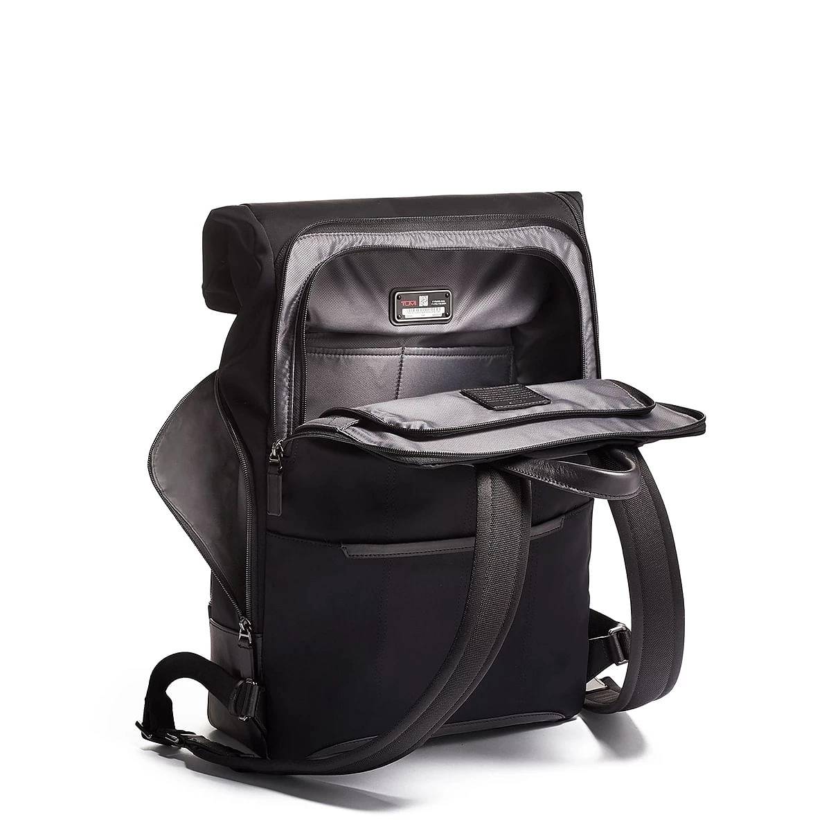Tumi Osborn Roll Top Backpack Black-3