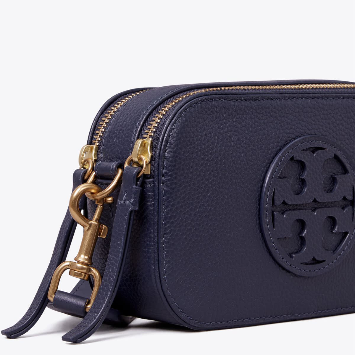 Tory Burch Mini Miller Blue Crossbody Bag-2