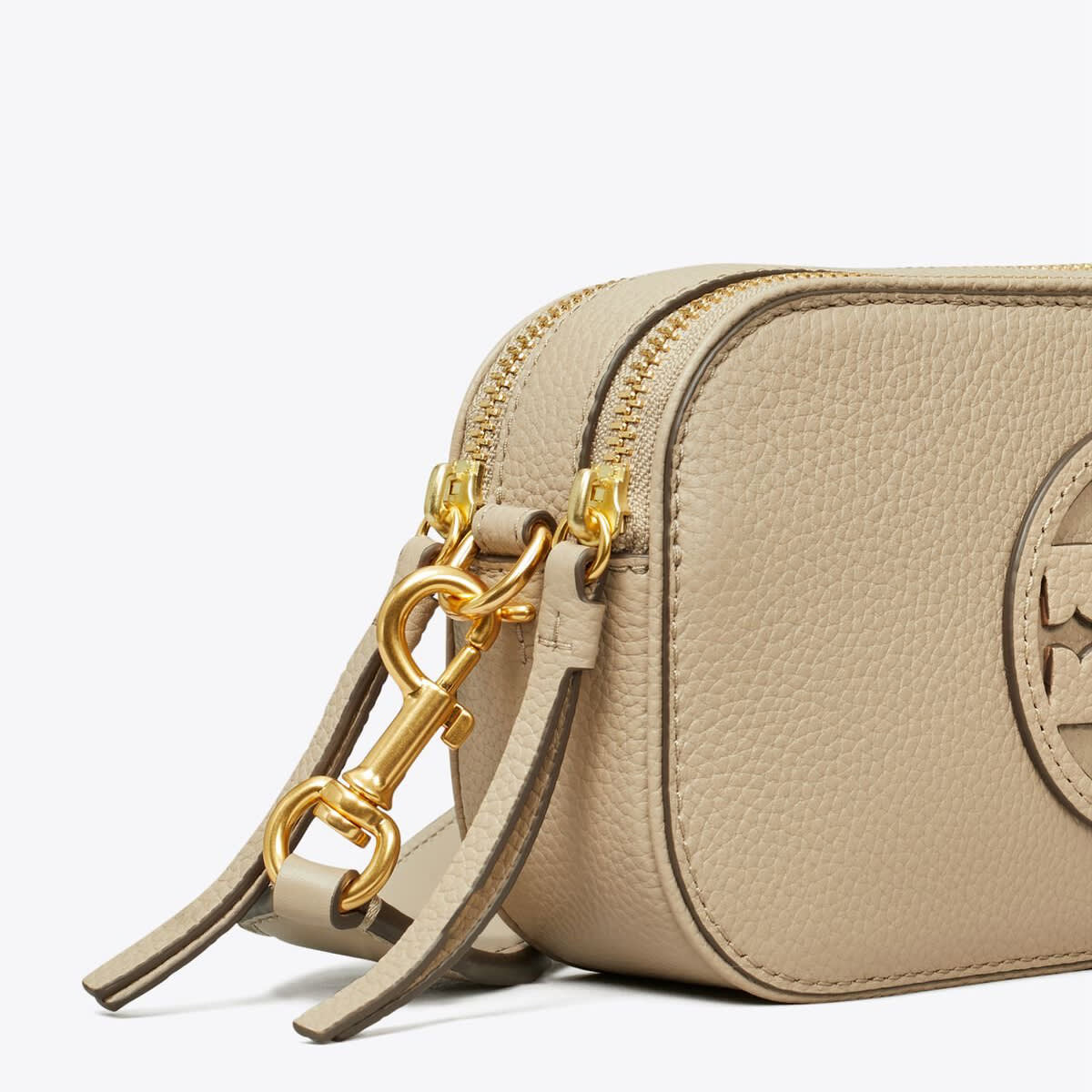 Tory Burch Mini Miller Grey Crossbody Bag-3