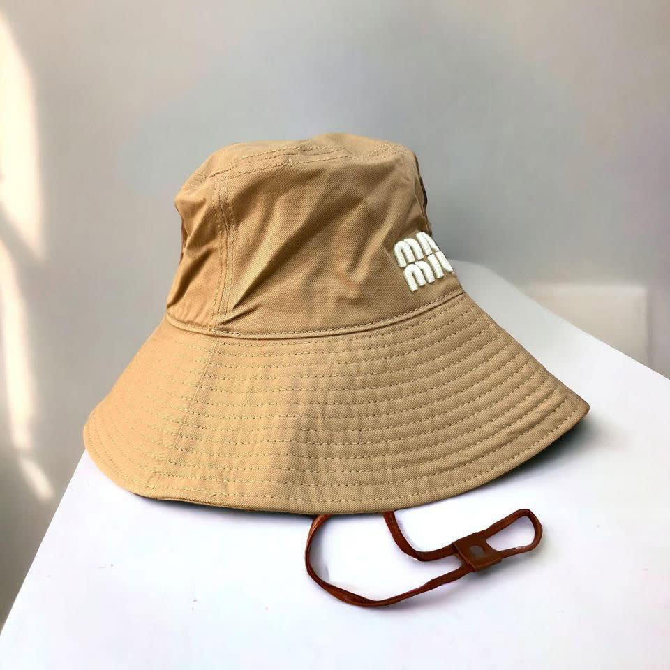 Miu Miu Beige Premium Bucket Hat-2