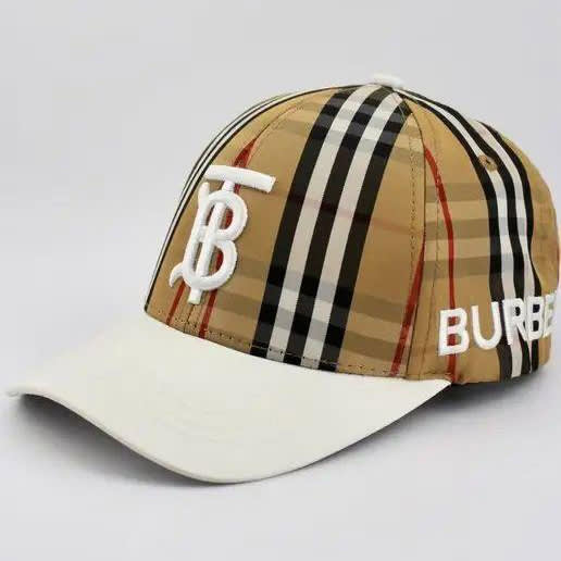 Burberry TB Embroidered White Premium Cap-0