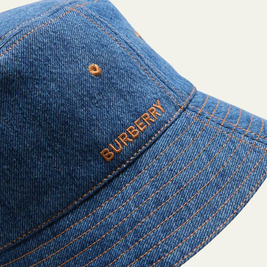 Burberry Embroidered Blue Premium Cap-1