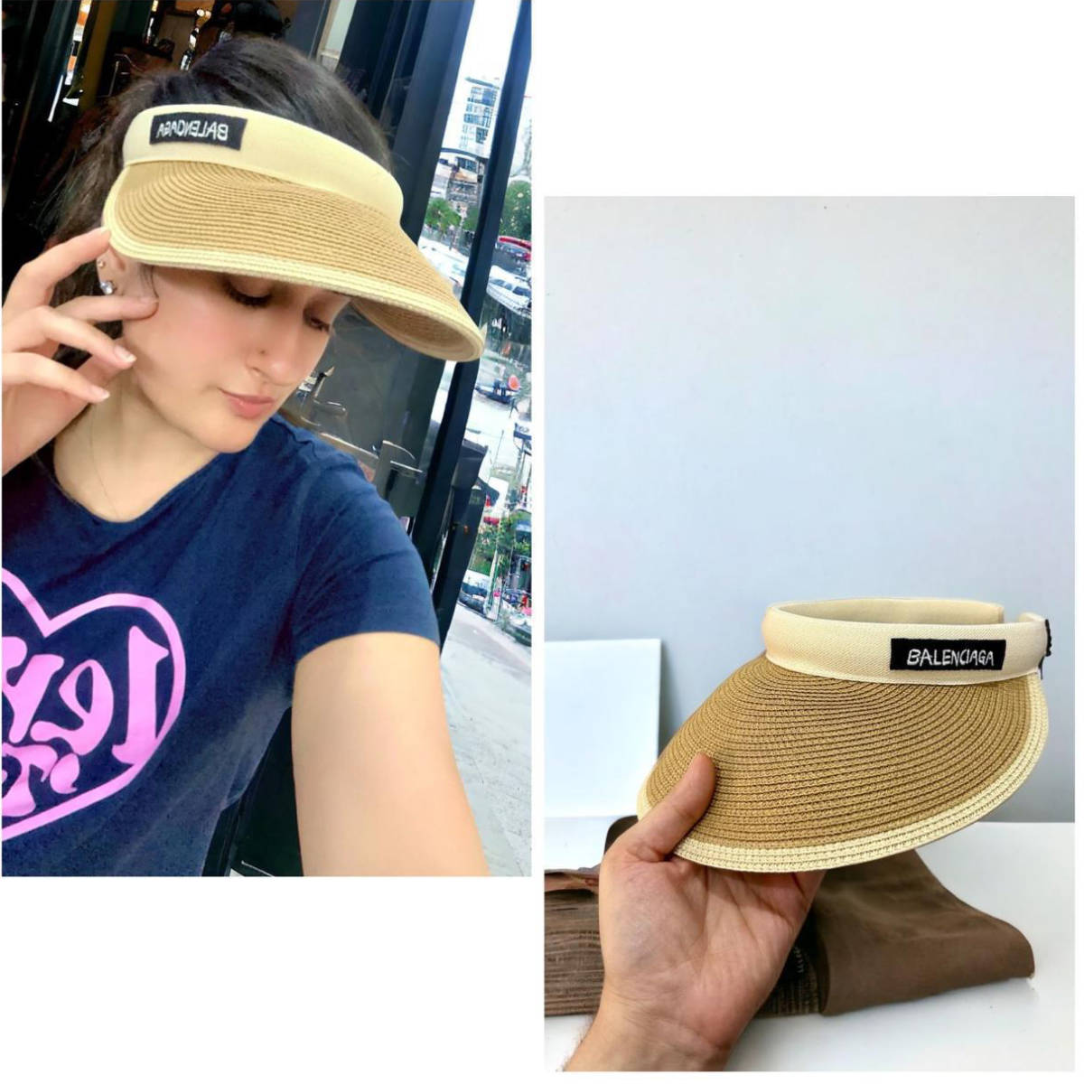 Balenciaga Beige Premium Cap-2
