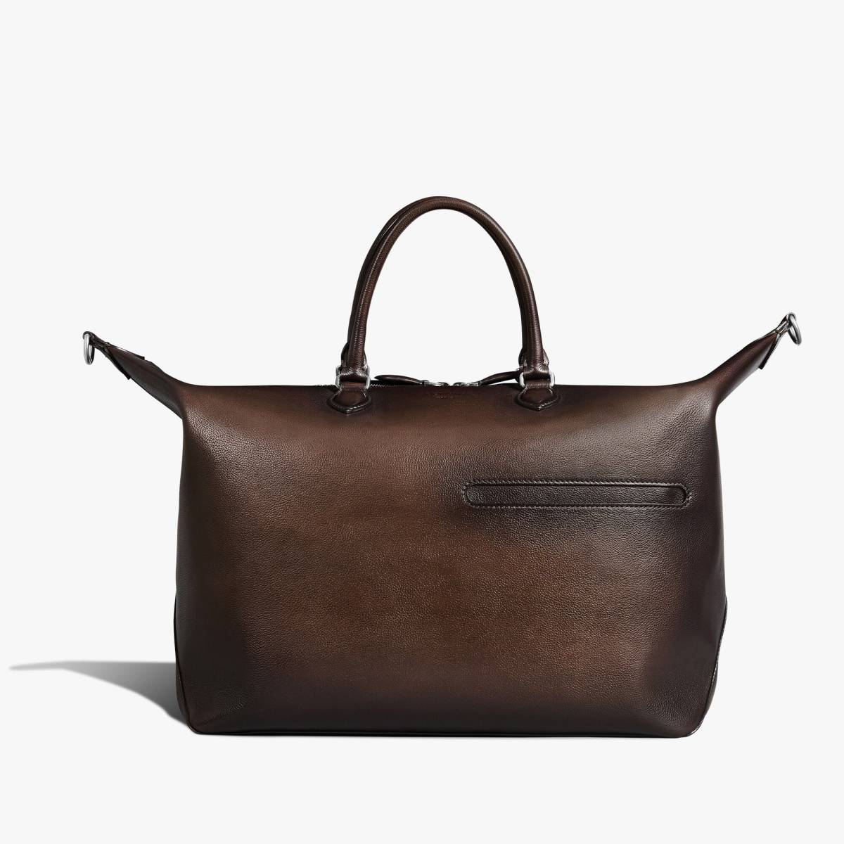 Toujours Soft Zipped Berluti Brown Leather Travel Bag-0