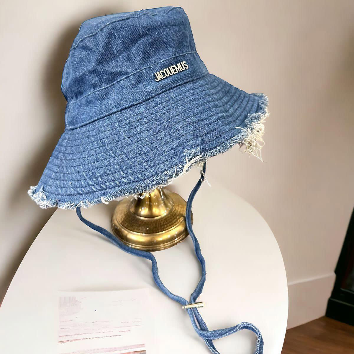 Jacquemus Le Bob Artichaut denim bucket Hat-1