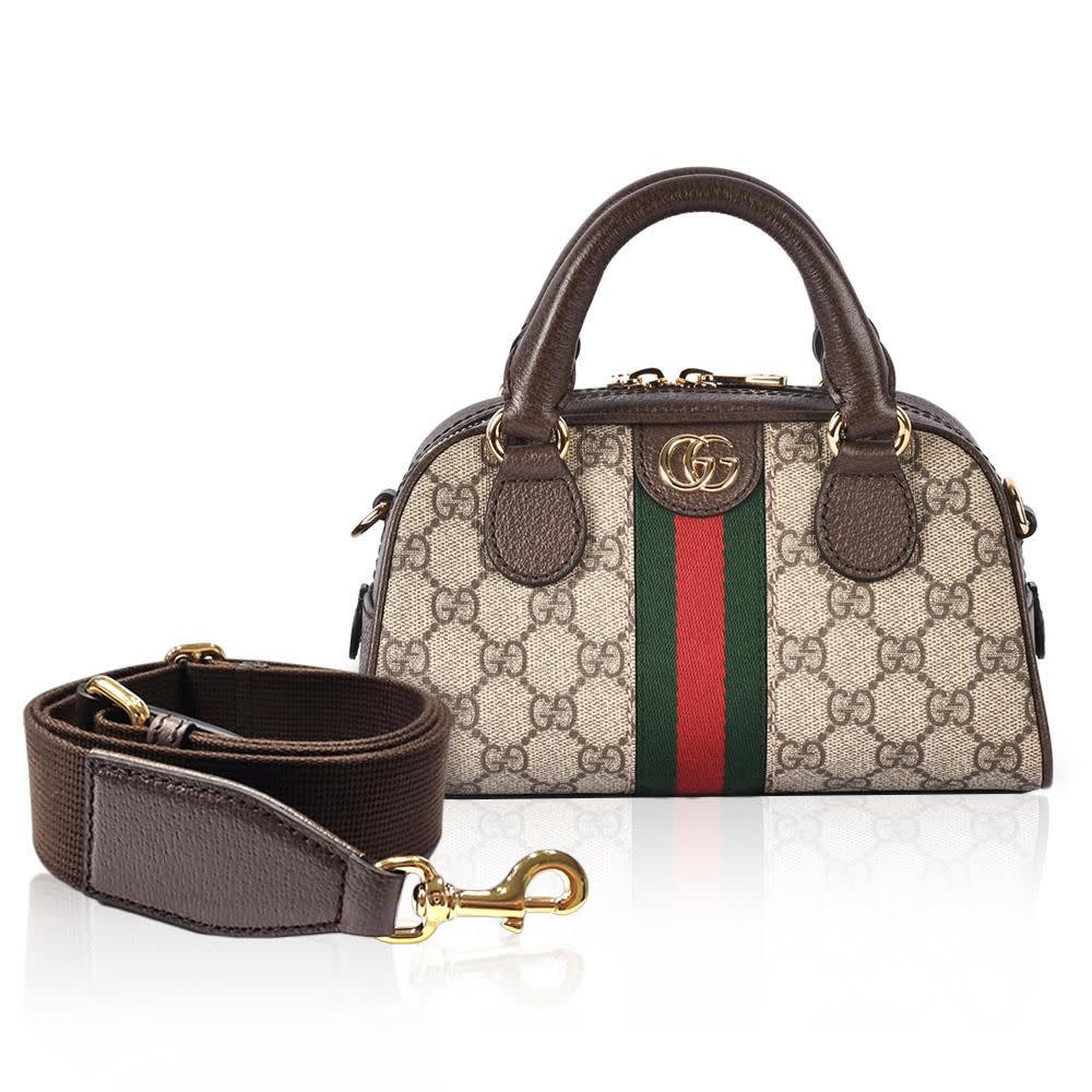 Gucci ophidia Small Beige Bowling Bag-0