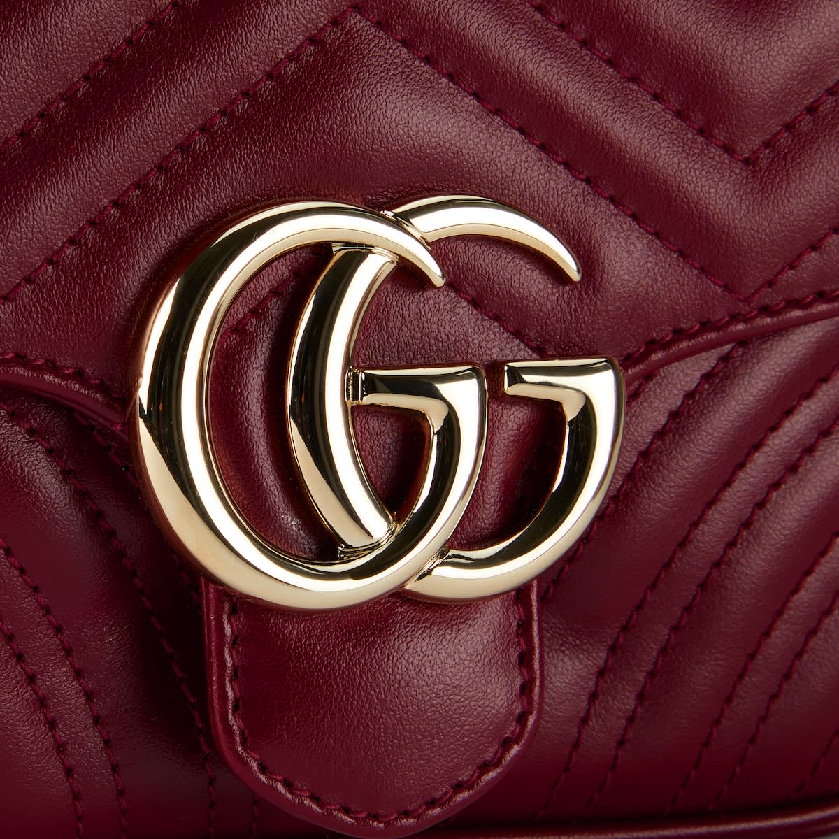 Gucci Marmont Wine Small Top Handle Bag-6