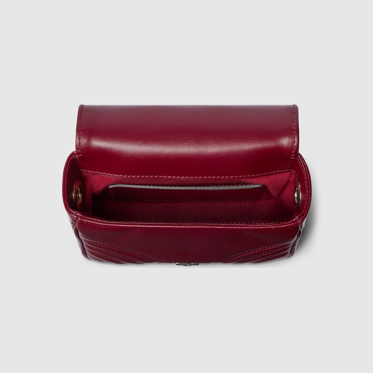 Gucci Marmont Wine Small Top Handle Bag-5