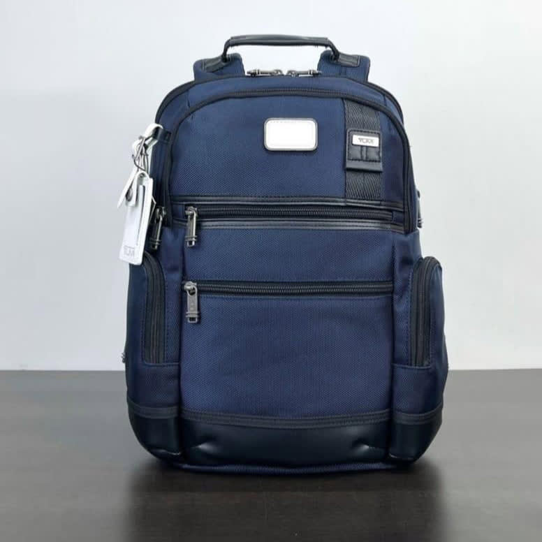 Tumi Expandable Organizer Laptop Blue Bag-0