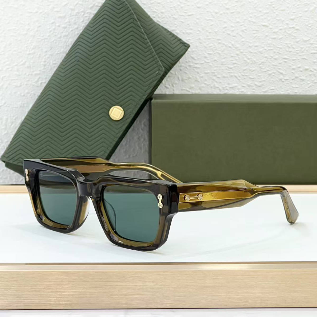 Akoni Herculas Olive Luxury Sunglasses-0