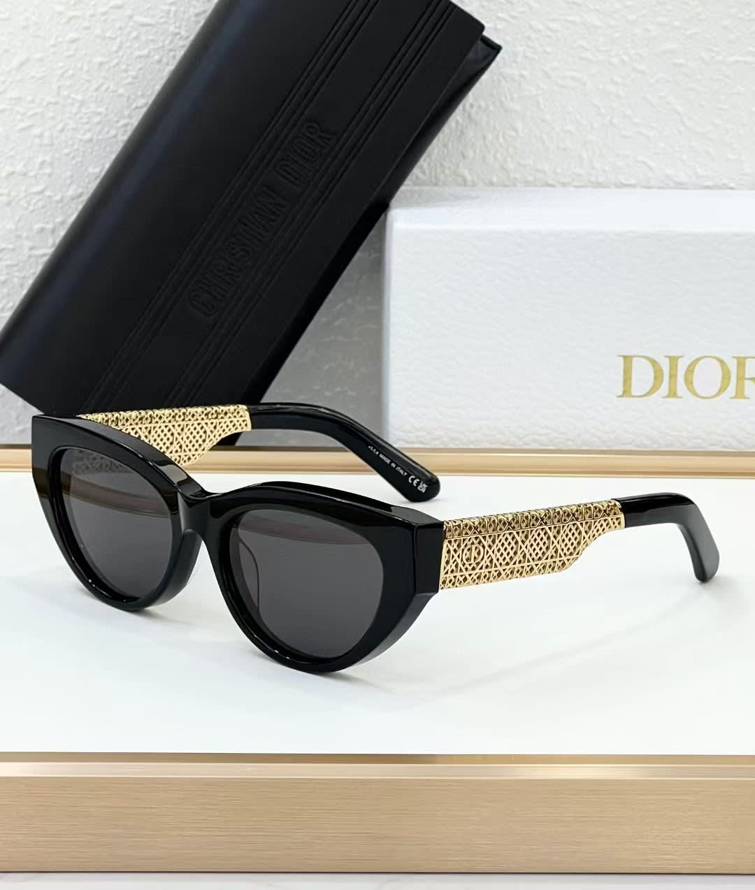 Dior Black & Golden Luxury Sunglasses-0
