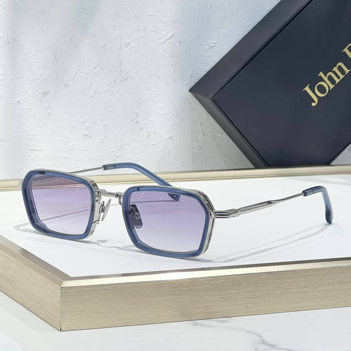 John Dalia Blue Luxury Sunglasses-0