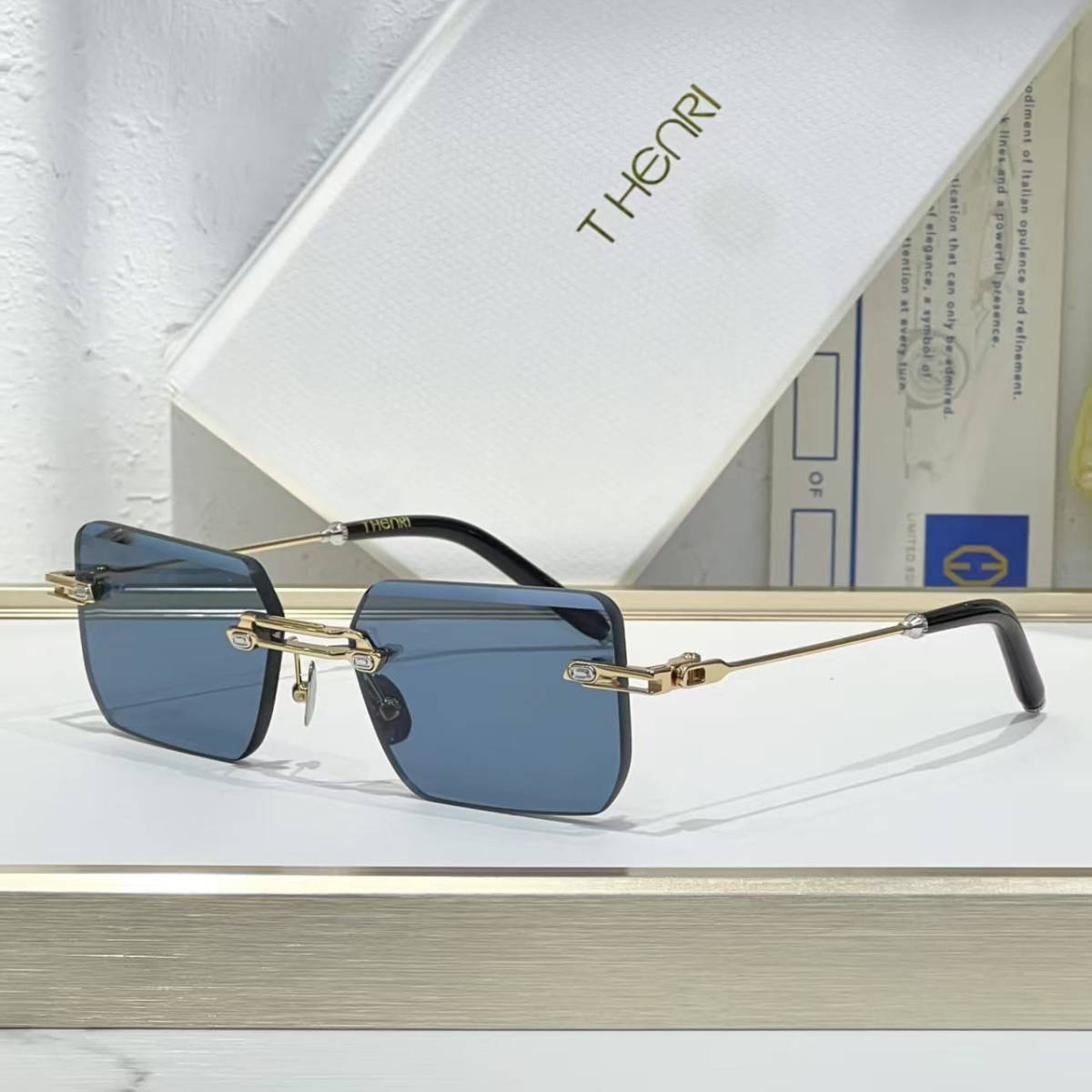 T Henri Blue Luxury Sunglasses-0