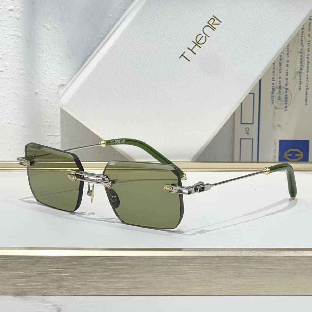 T Henri Olive Luxury Sunglasses-0