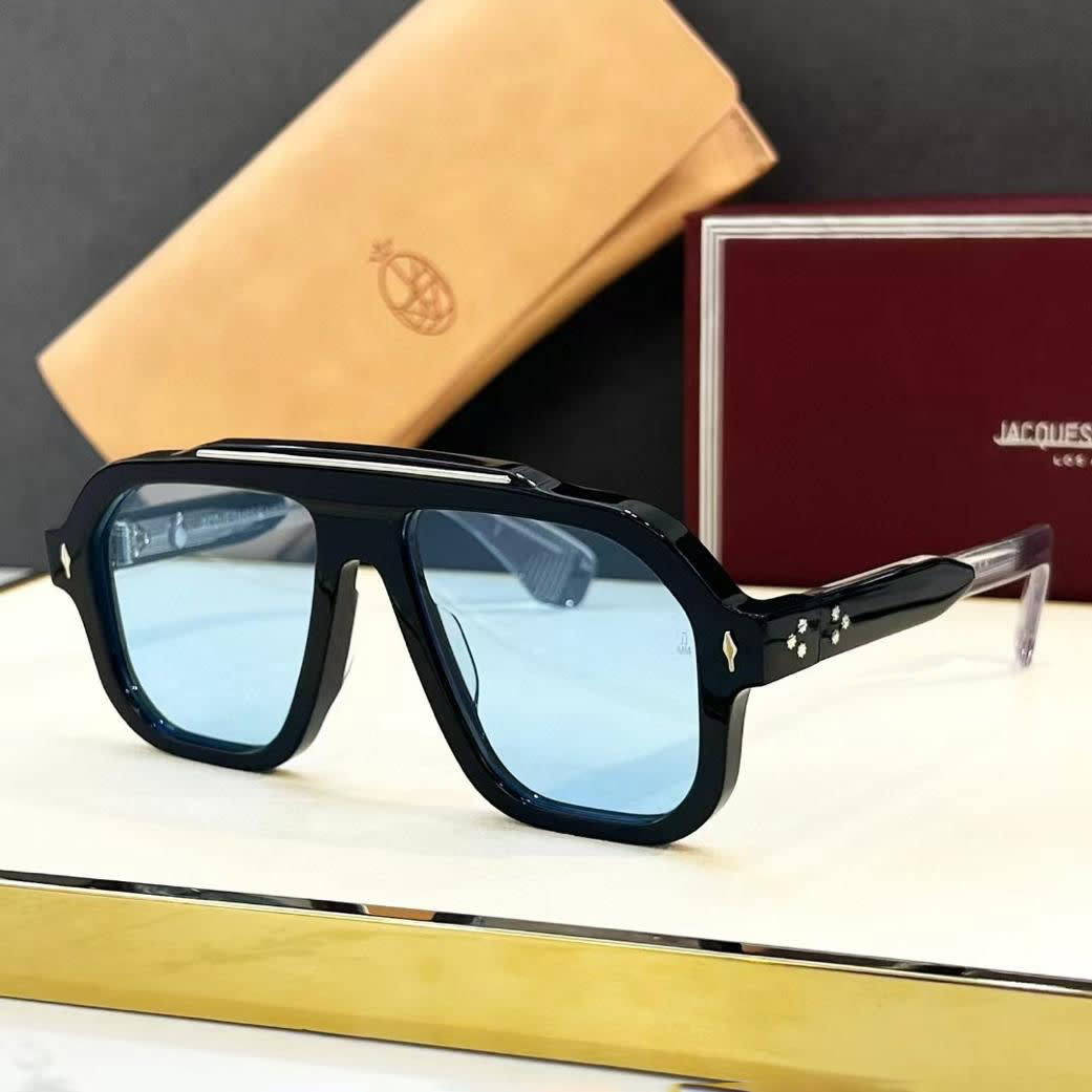 Jacques Marie Mage blue Luxury Sunglasses-0