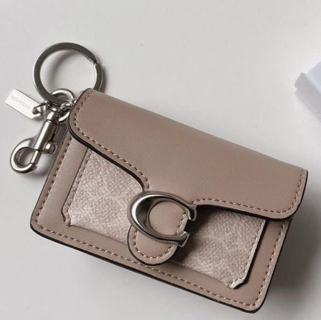 Coach Beige Blocked Signature Shoulder Bag-0