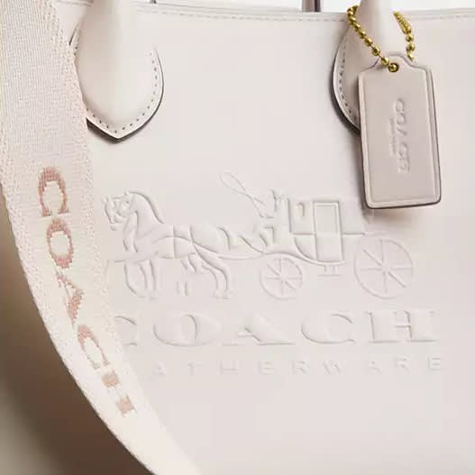 Coach Ace 26 White Tote Bag-6