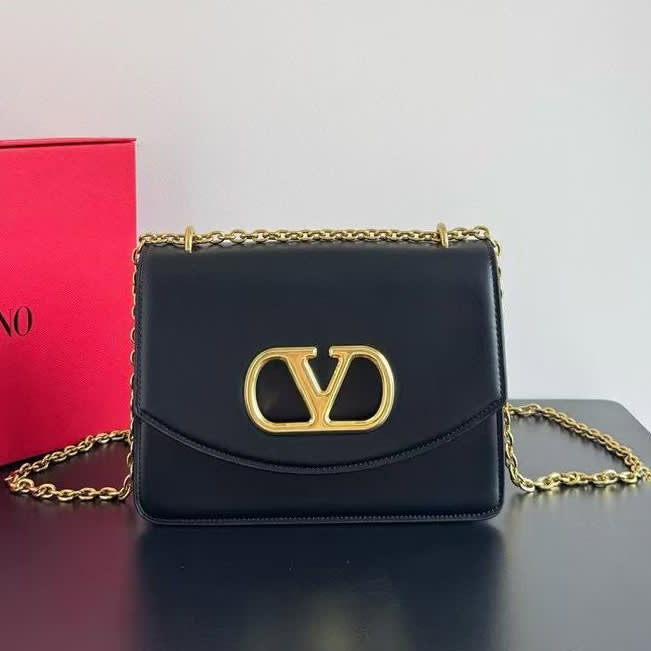 Valentino Garavani Black Crossbody Bag-0