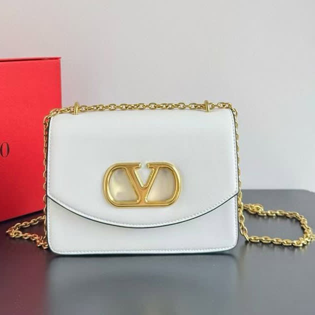 Valentino Garavani White Crossbody Bag-0
