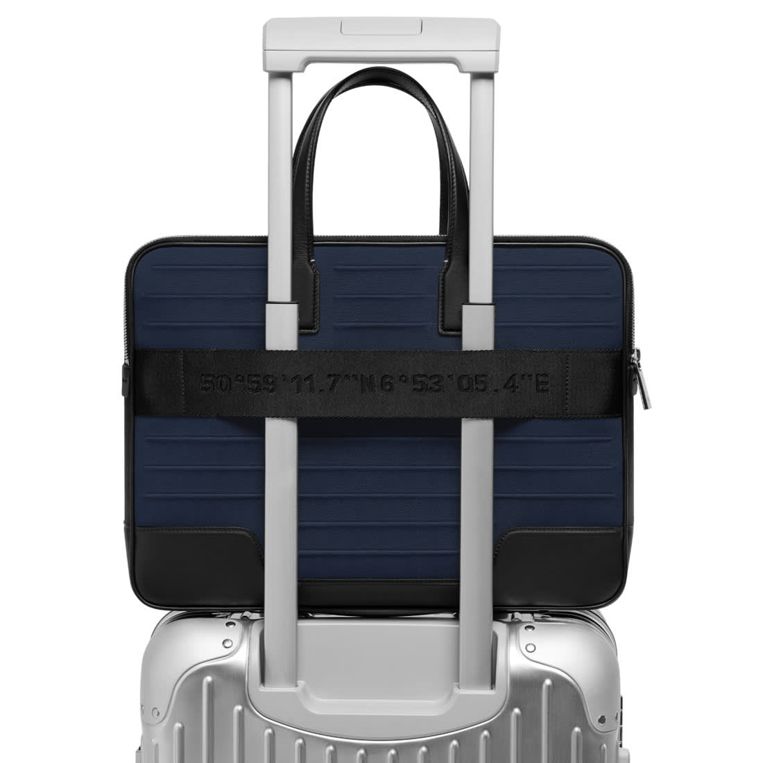 Rimowa Never Still Blue Canvas Briefcase-4