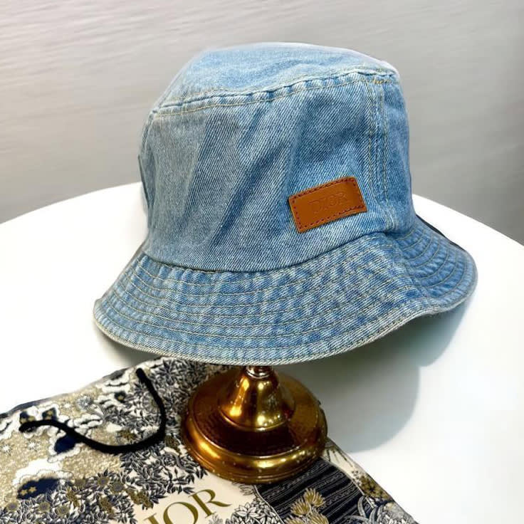 Dior Blue Premium Bucket Hat-3