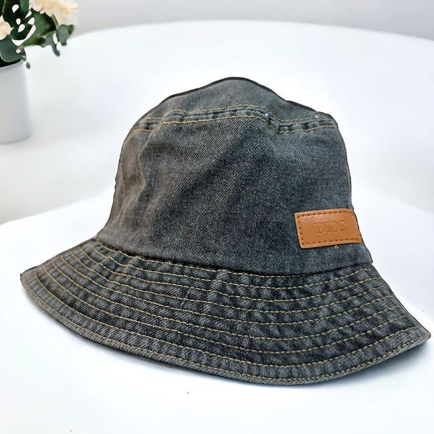 Dior Black Premium Bucket Hat-0