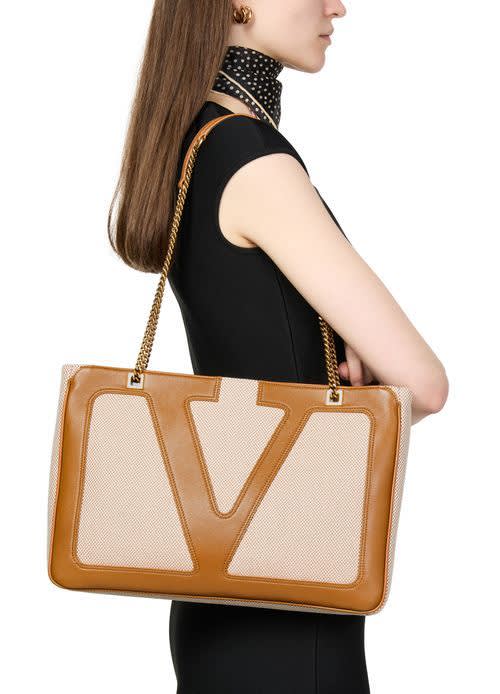 Valentino Garavani Cream Crossbody Bag-0