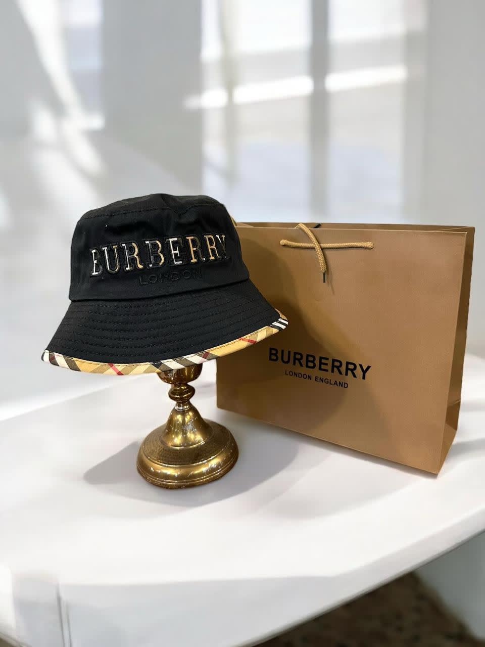 Burberry TB Embroidered Black Premium Cap-0