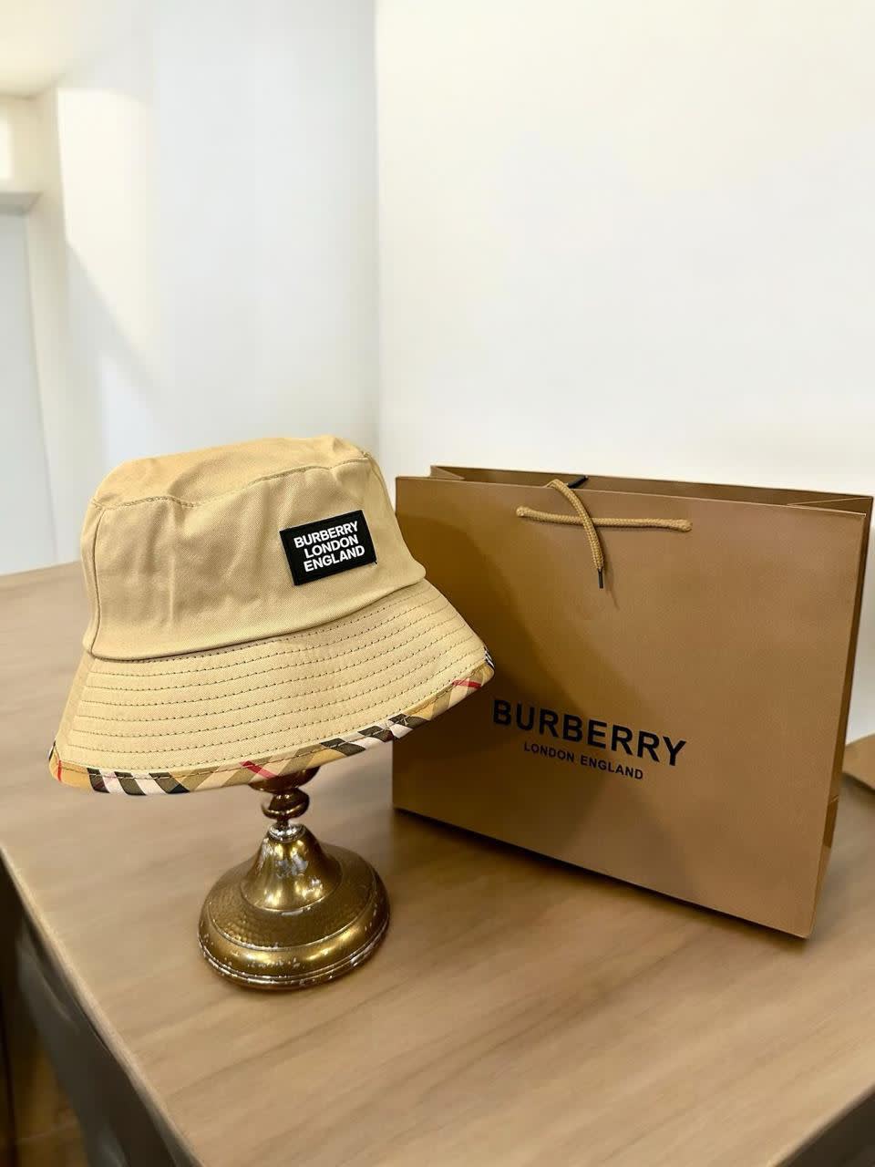 Burberry TB Embroidered Brown Premium Cap-1